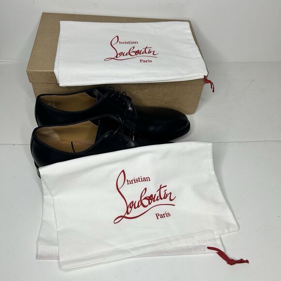 Christian Louboutin Chambeliss Leather Oxford Men\'s Size 44 Black main image 8